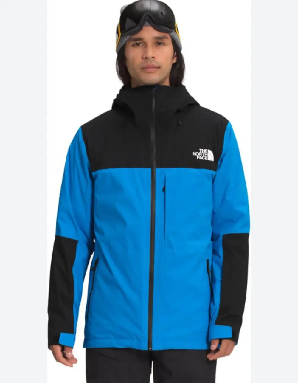 The North Face Men’s Blue Black Waterproof Hooded Windbreaker Jacket XL